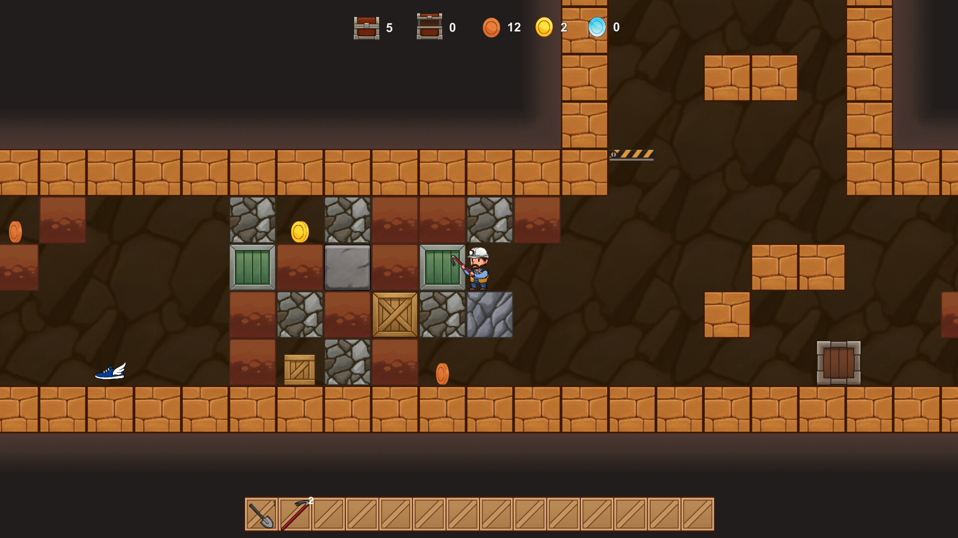 Miner Open Chests