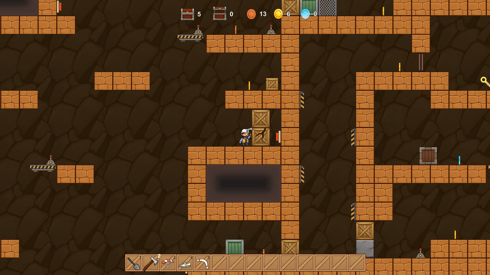 Miner Open Chests