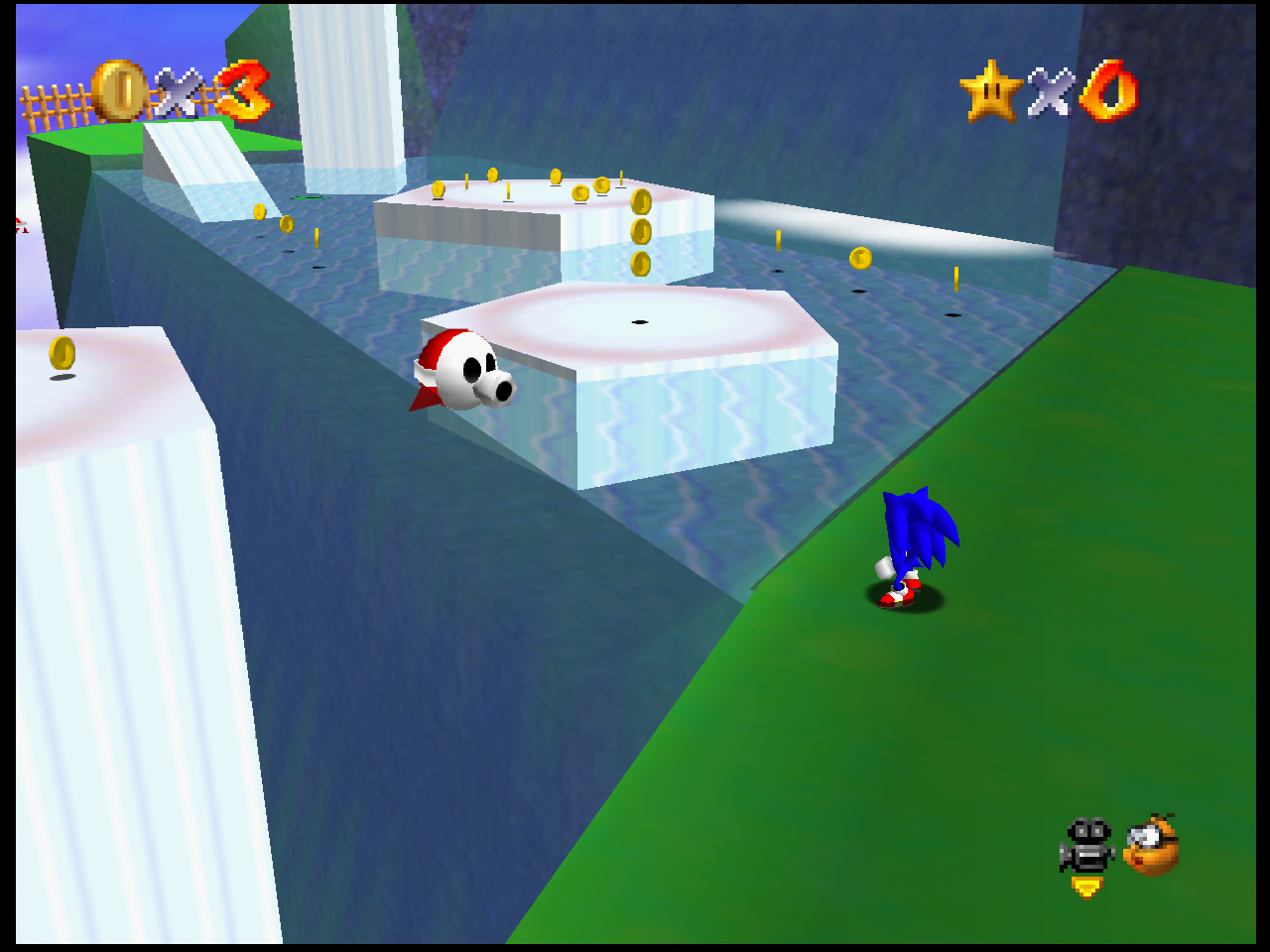 Sonic in Mario’s Mind