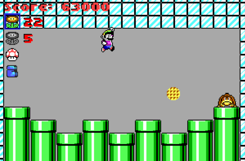 Super Mario in Marooned on Mars!