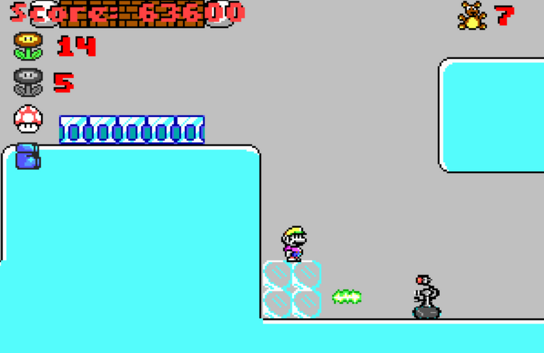Super Mario in Marooned on Mars!