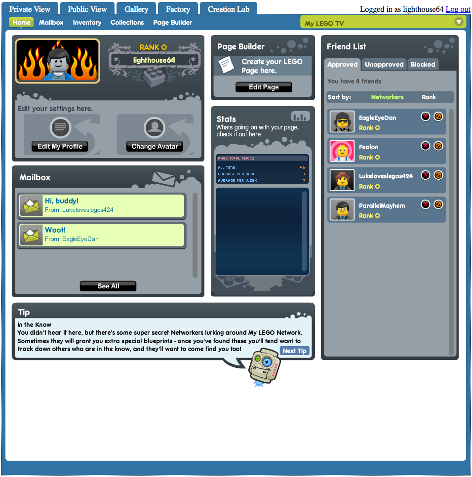 My Lego Network