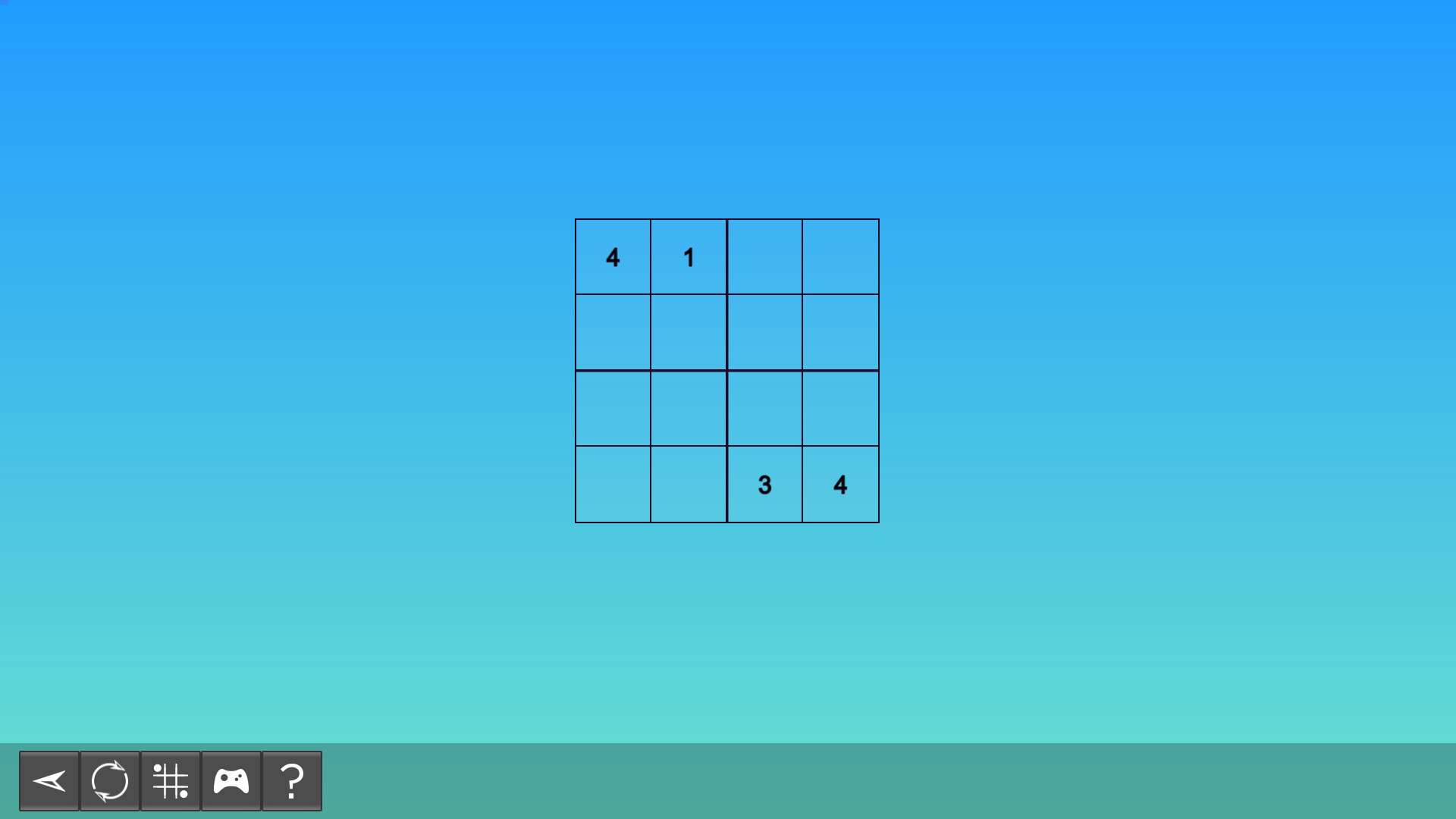 My Sudoku: Classic 4×4 Easy 7