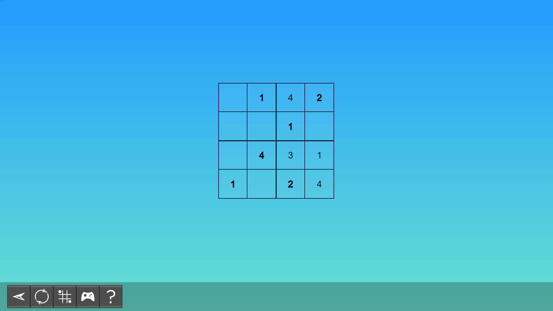 My Sudoku: Classic 4×4 Easy 7