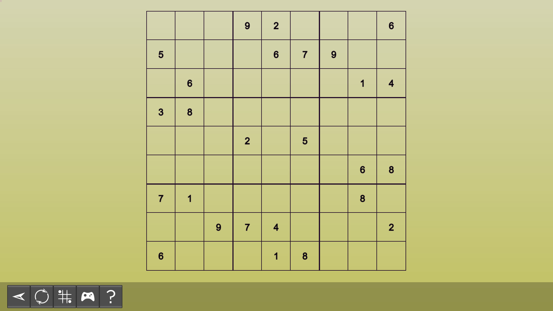 My Sudoku: Classic 9×9 Medium 2