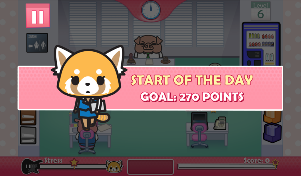 Aggretsuko Office Rush