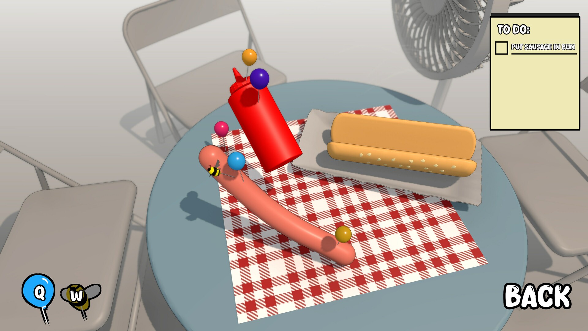 Put the Sausage in the Bun