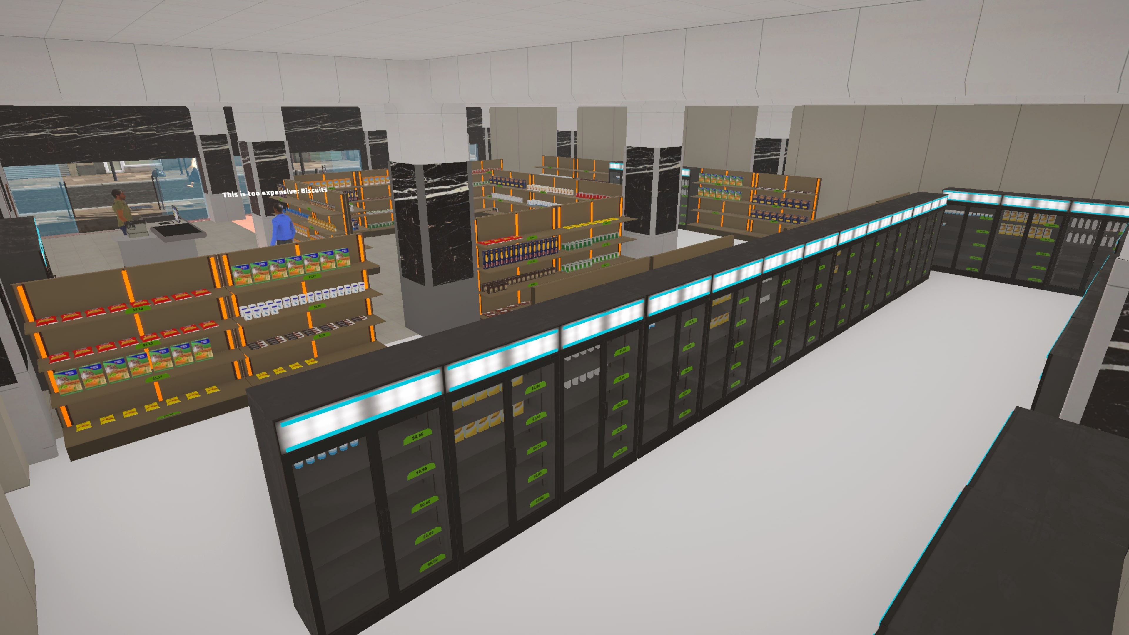 Supermarket Business Simulator