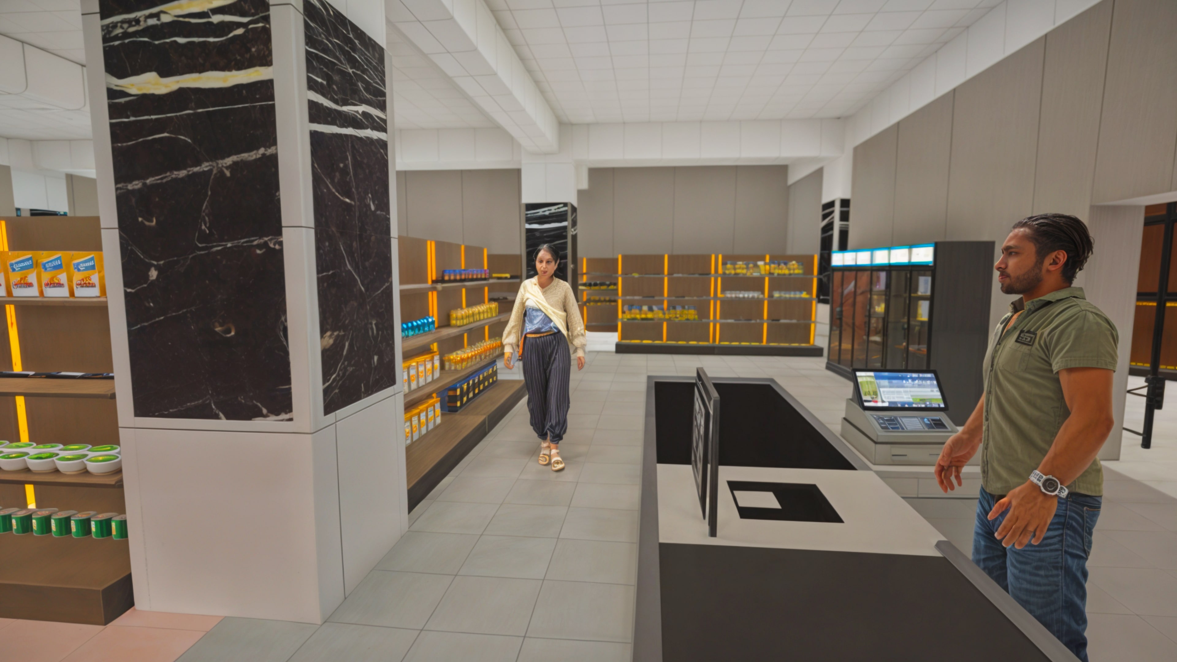 Supermarket Business Simulator