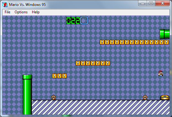 Mario vs. Windows 95