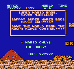 sspp03’s Super Mario Bros. Hack