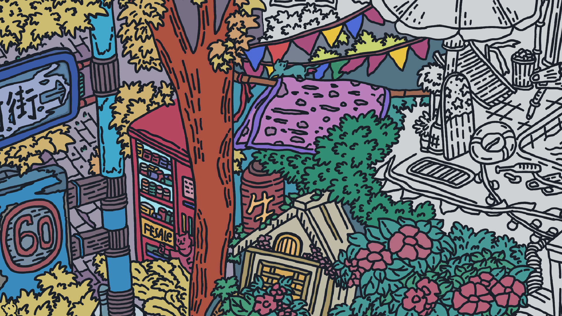Hidden Cats In ButtonWood Street