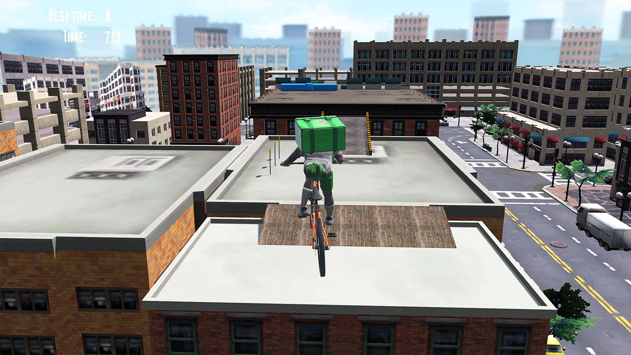 Extreme City Delivery: Bike Ride Simulator