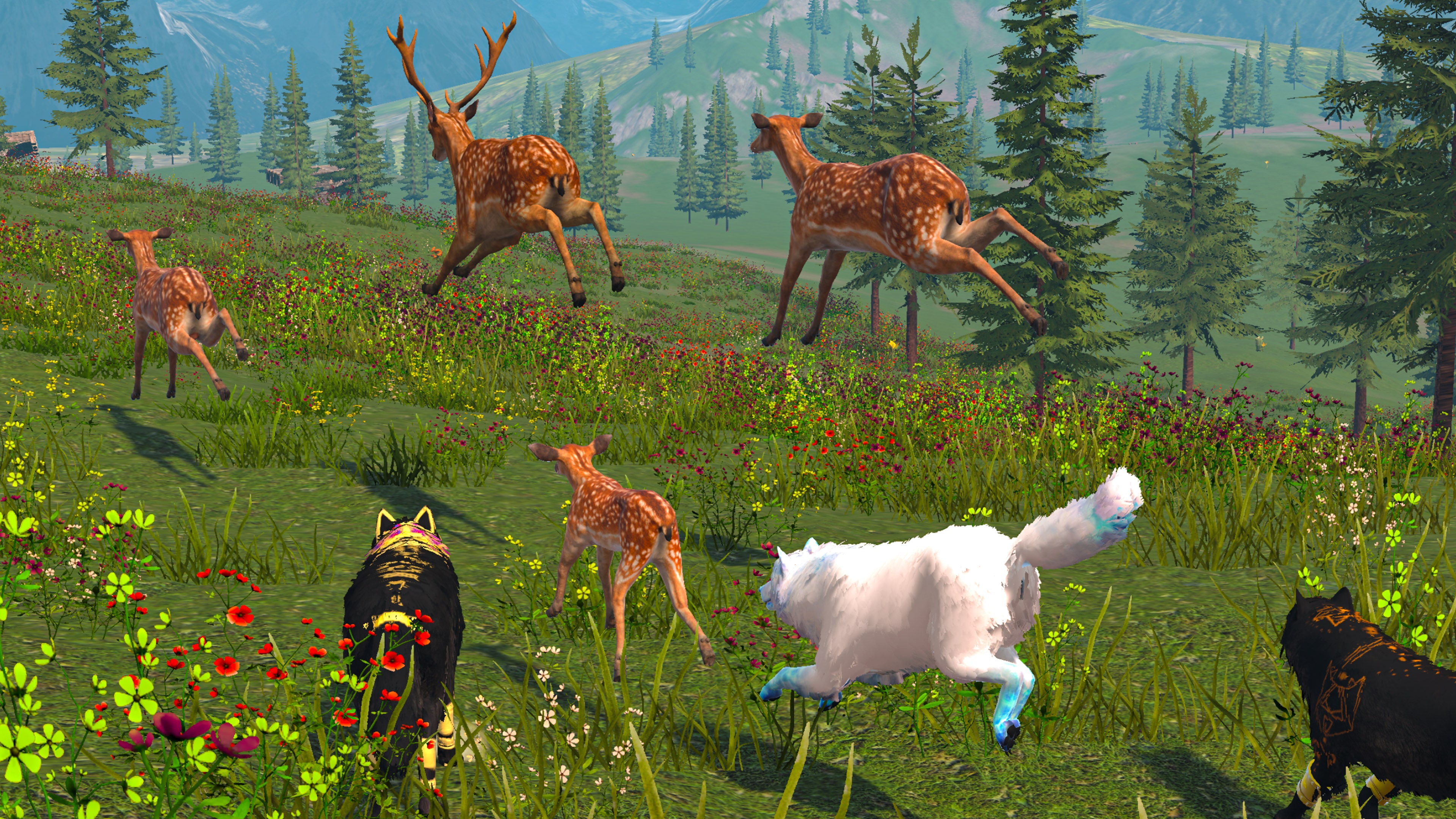 Wolf Sim: Animal Battle Survival RPG