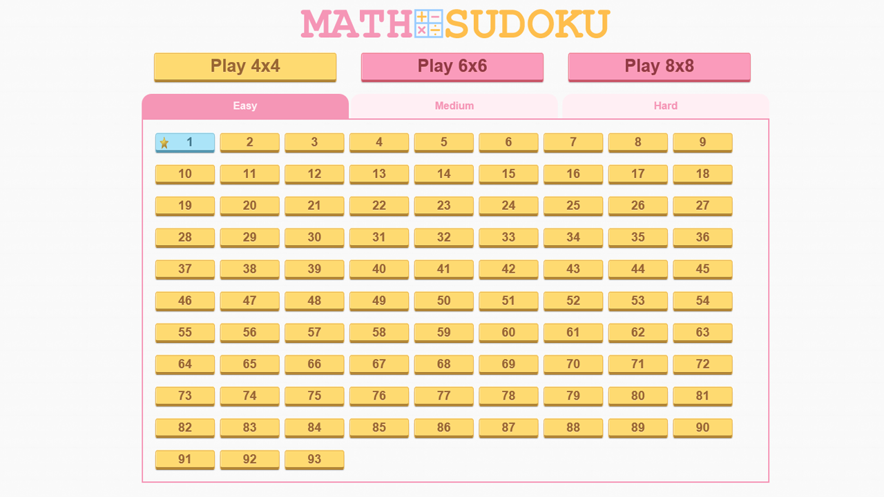 Math Sudoku