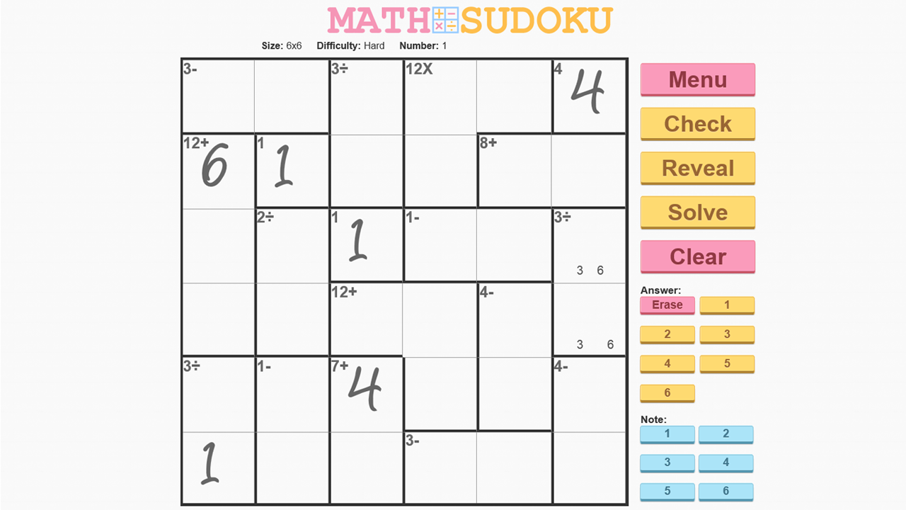 Math Sudoku