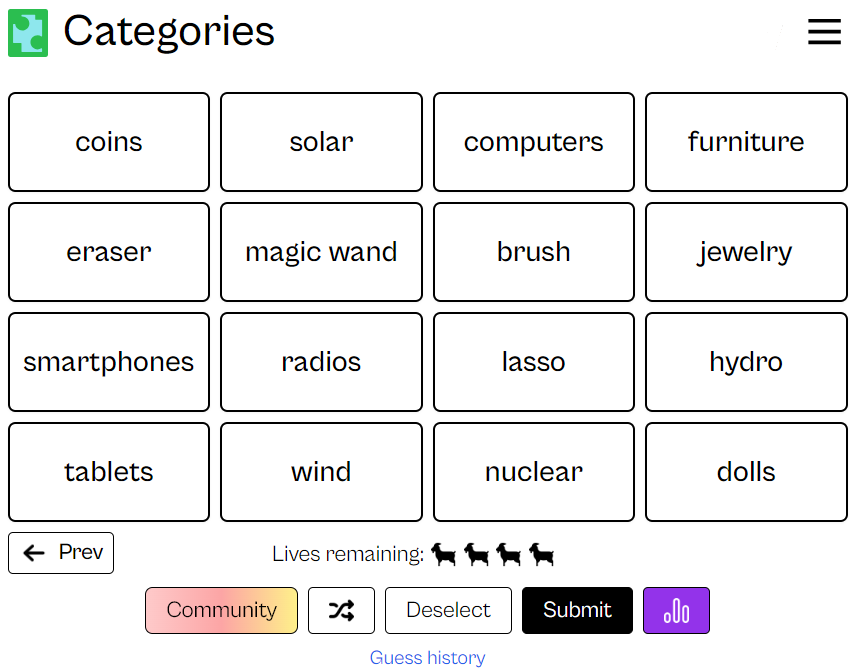 Categories