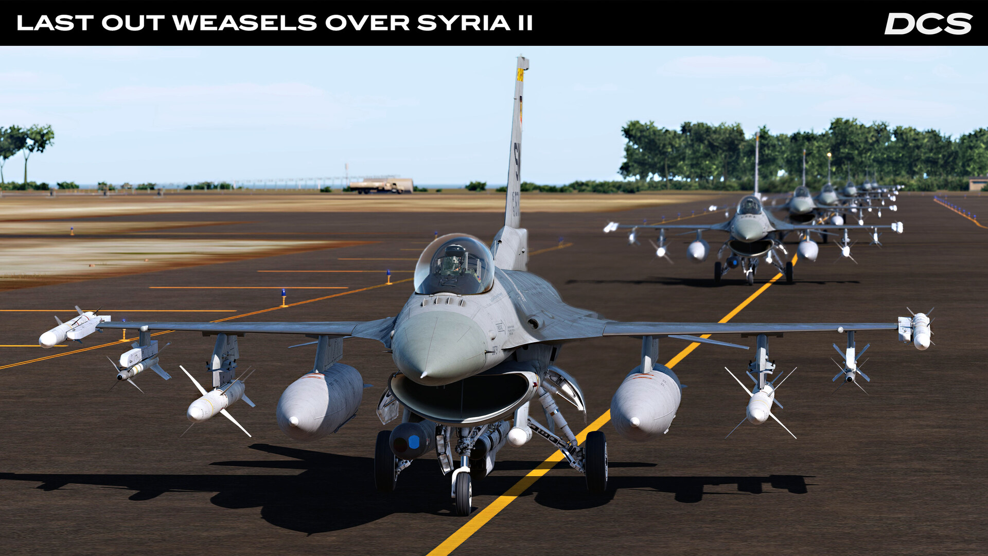 DCS World: F-16C Last Out: Weasels over Syria II Campaign