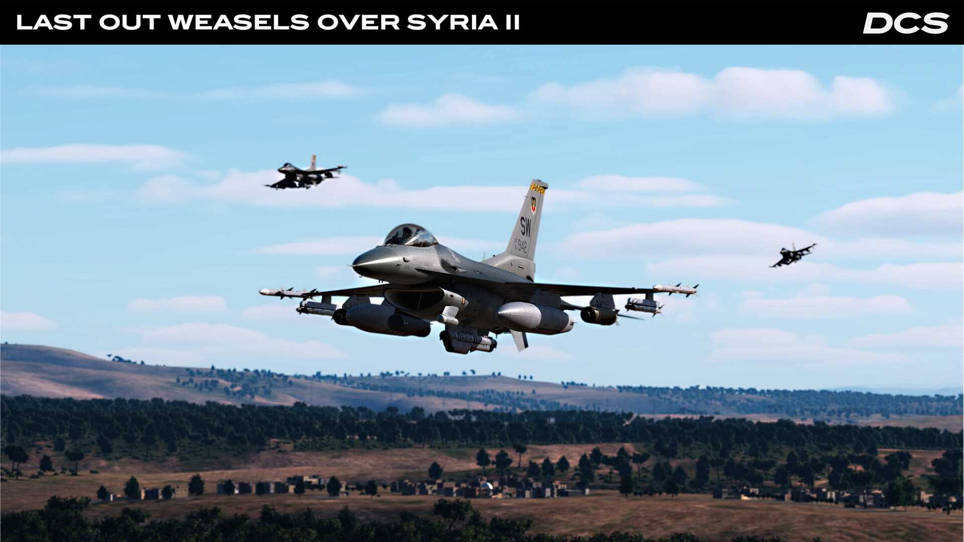 DCS World: F-16C Last Out: Weasels over Syria II Campaign