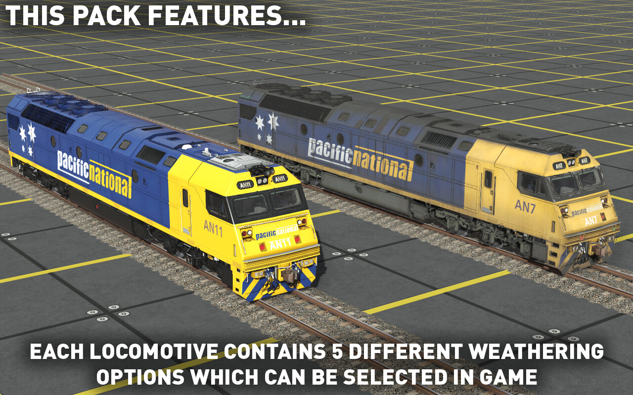Trainz 2019: SA AN Class – Pacific National