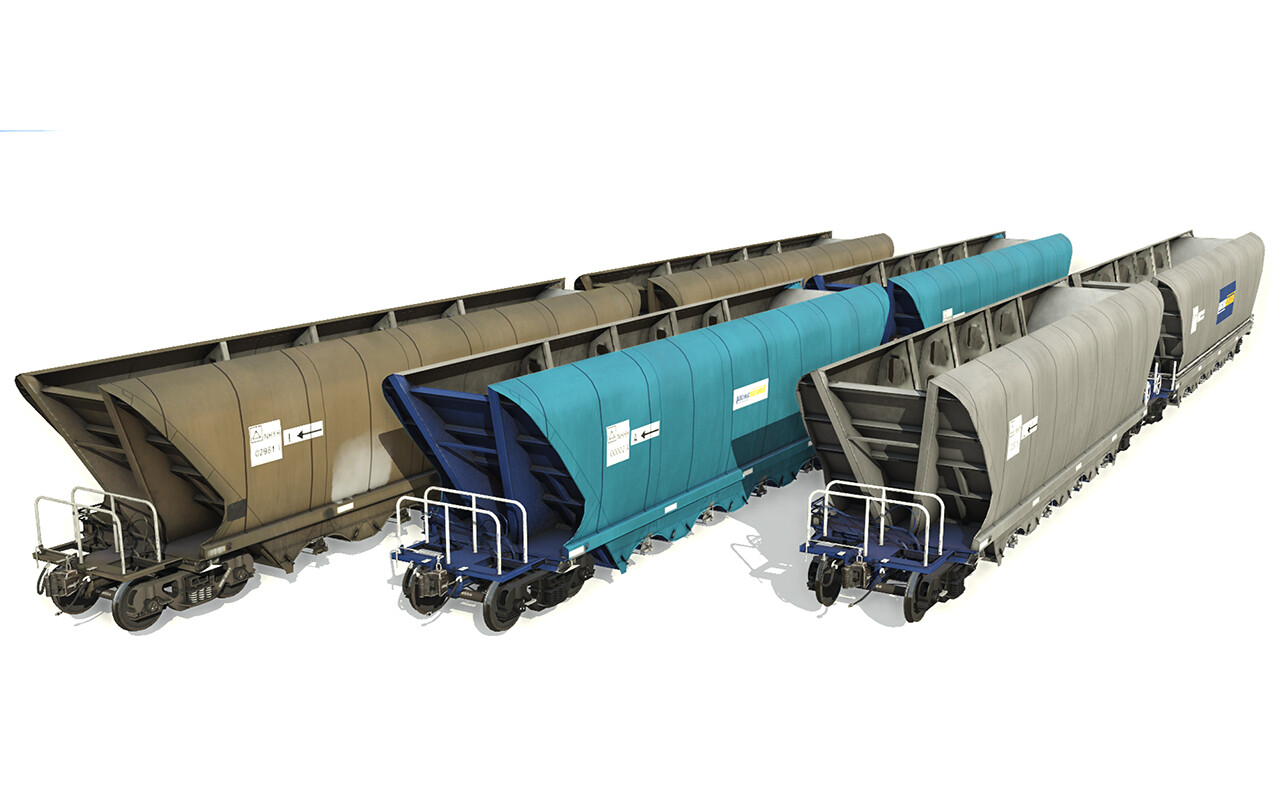 Trainz 2019: NSW Bradken 120T Coal Hopper Mega Pack