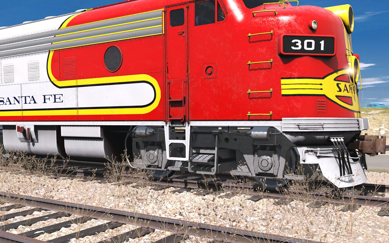 Trainz 2019: Pro Train – ATSF F7A/B Warbonnet Loco Bundle