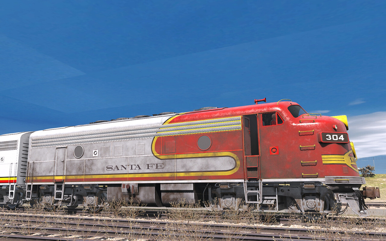 Trainz 2019: Pro Train – ATSF F7A/B Warbonnet Loco Bundle