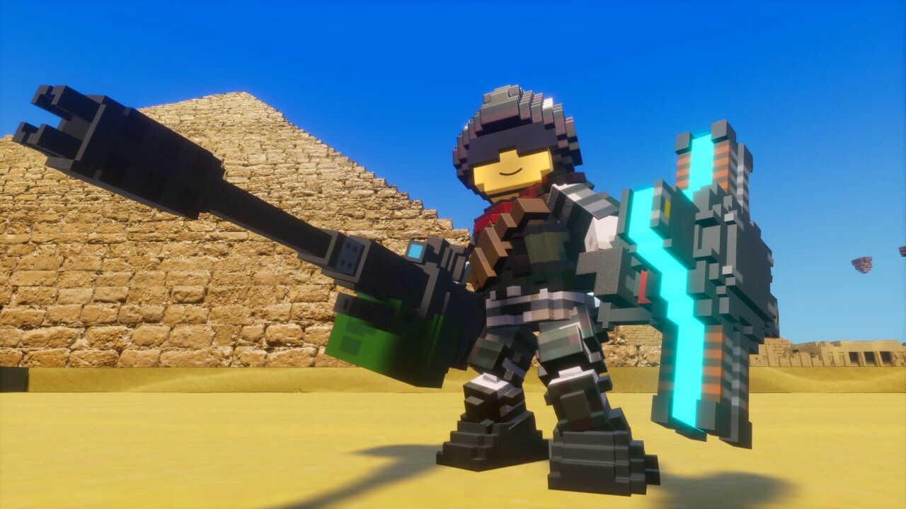 Earth Defense Force: World Brothers 2 – Heavy Load Scatter Gun w/Shield: Recruit Dexter (Spread-Firing)