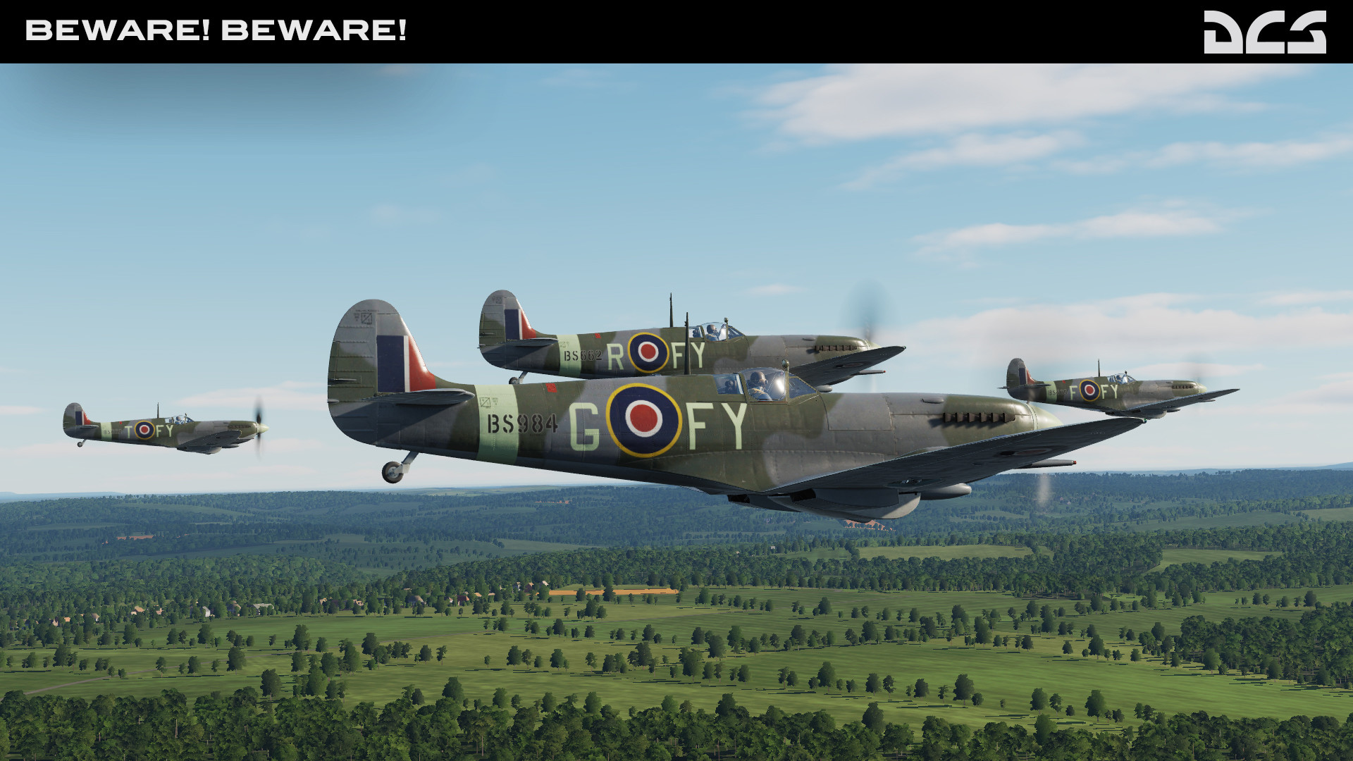 DCS World: Spitfire Beware! Beware! Campaign by Reflected Simulations