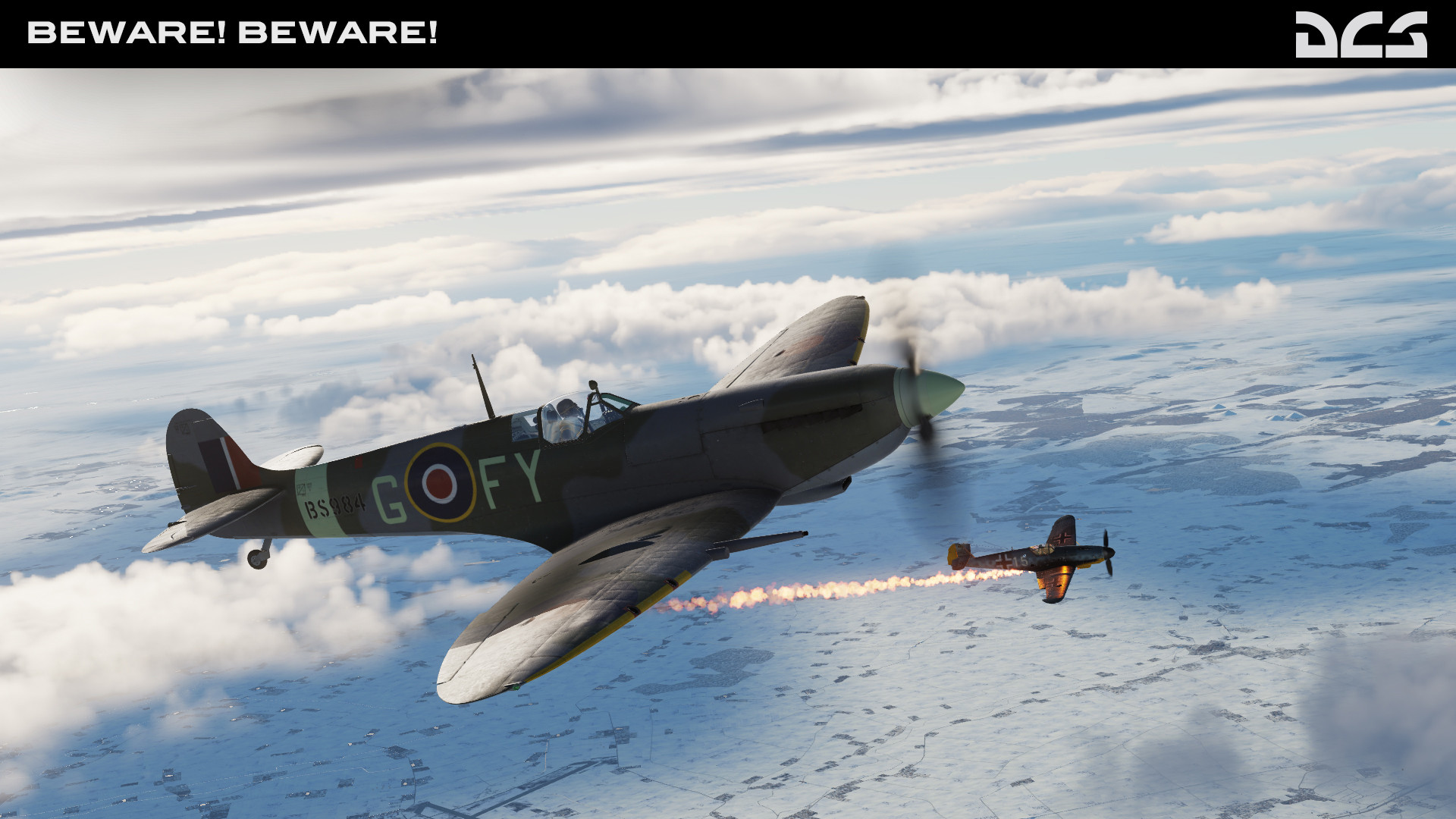 DCS World: Spitfire Beware! Beware! Campaign by Reflected Simulations