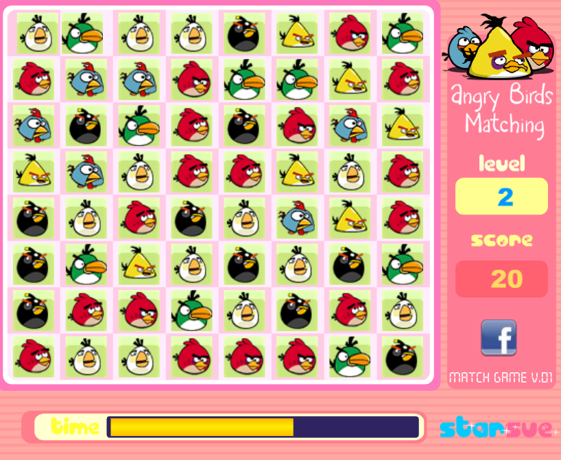 Angry Birds Matching