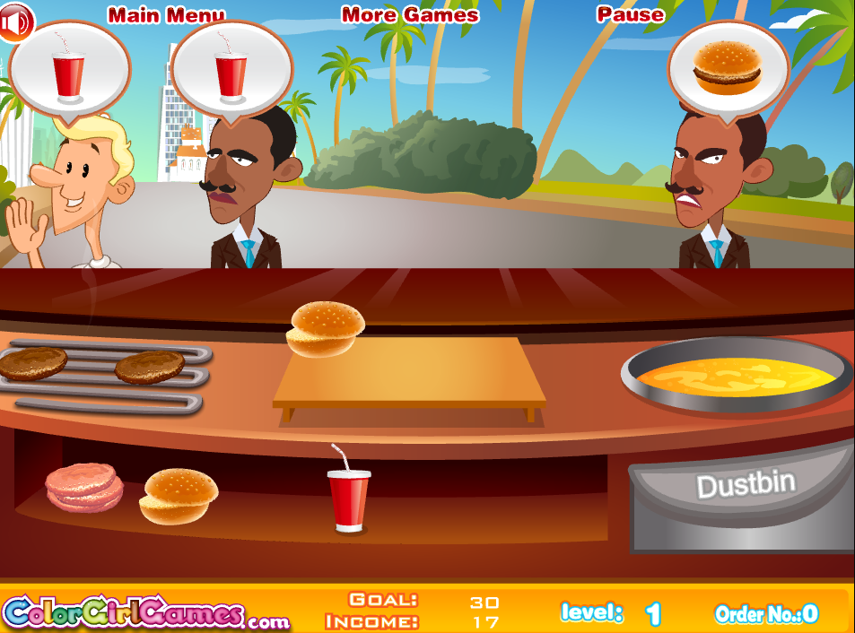 Obama Burger Stand