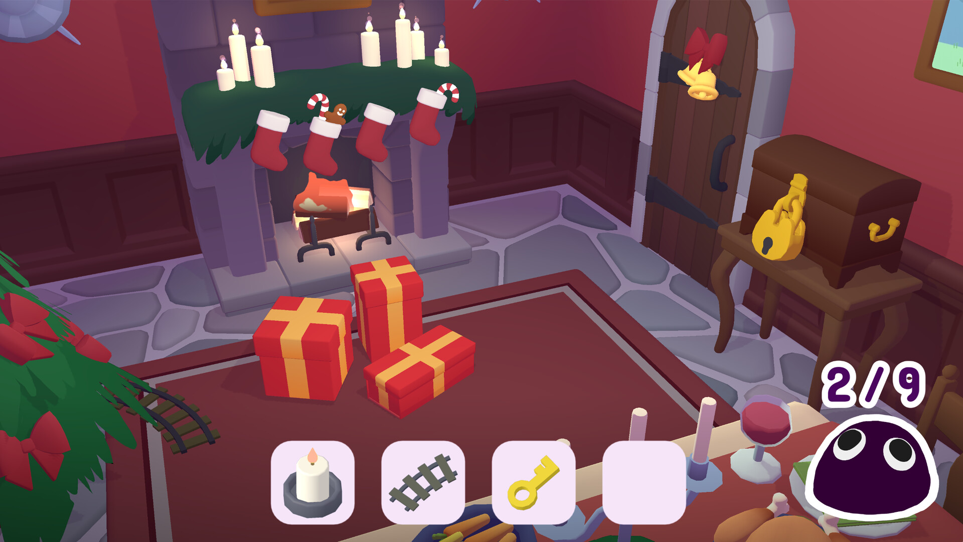 Peek-A-Mimic Christmas Castle