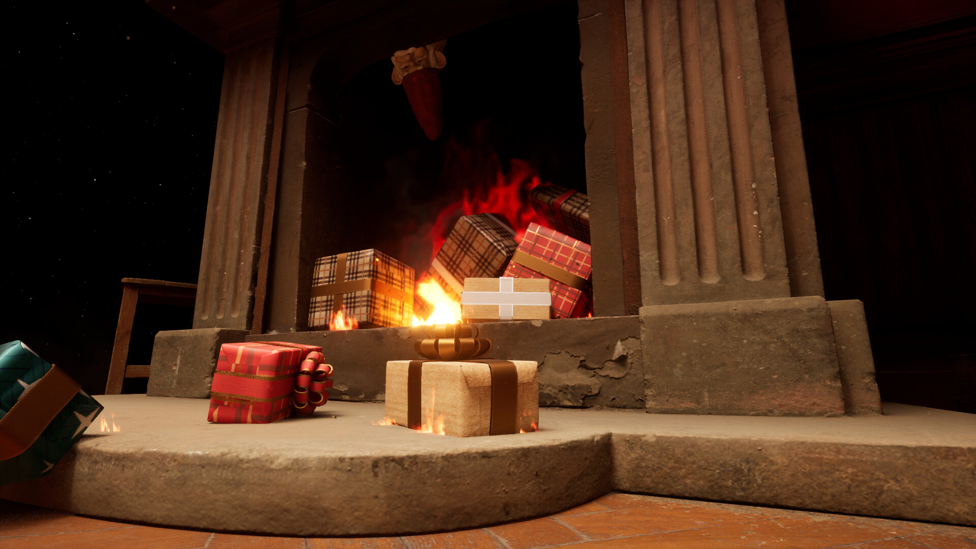 Unwanted Xmas Gift Burning Simulator