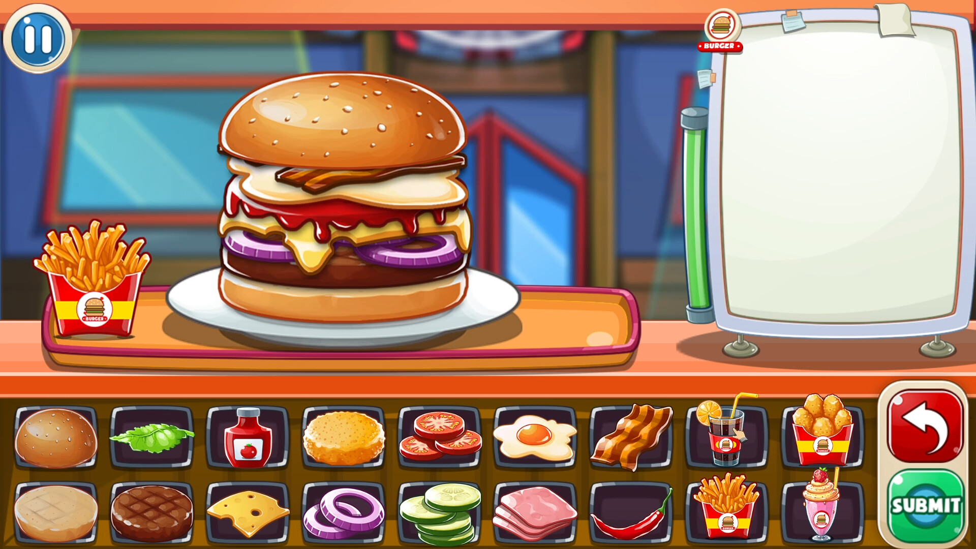 Top Burger Shop Simulator