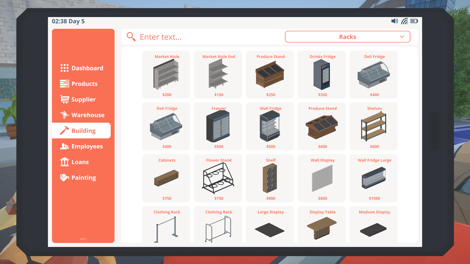 Storefront Simulator