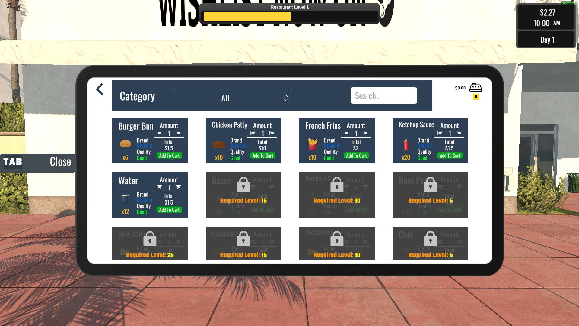 Restaurant Owner: A Restaurant Simulator