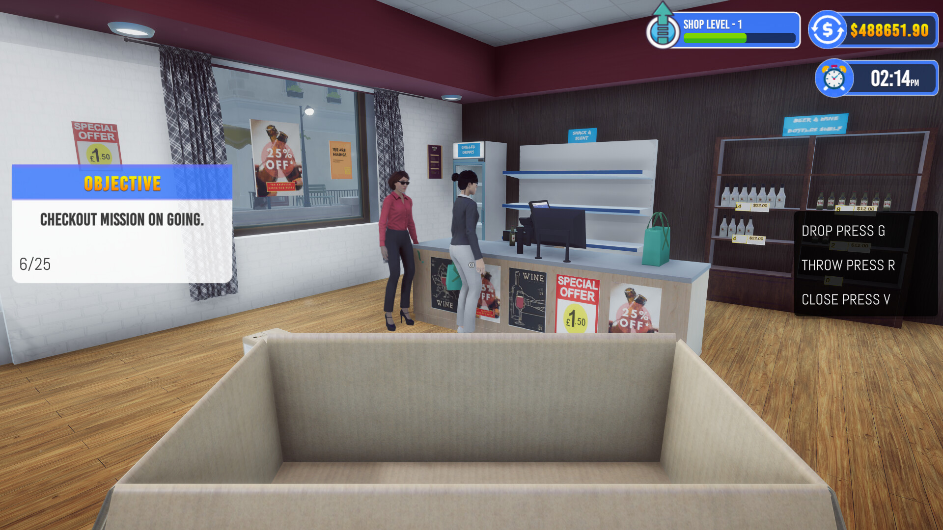 Liquor and Wine Shop Simulator: Store Simulator