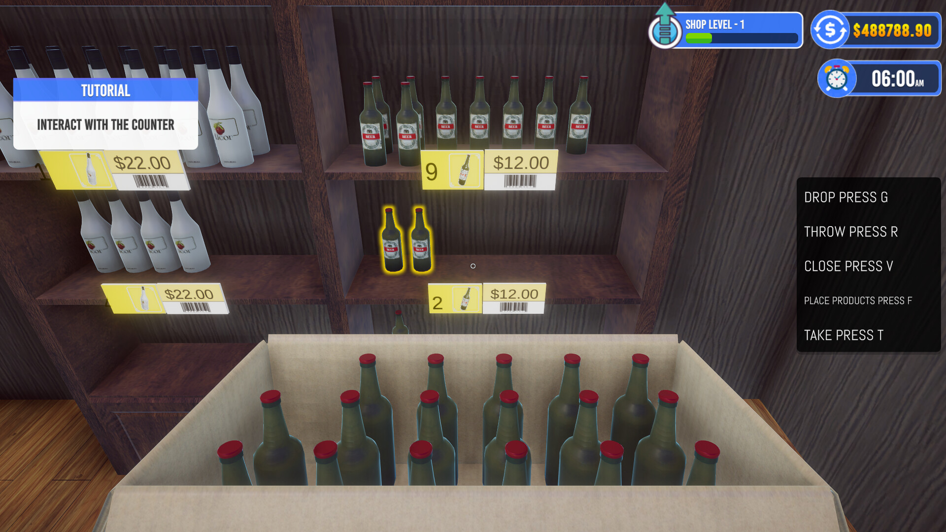 Liquor and Wine Shop Simulator: Store Simulator