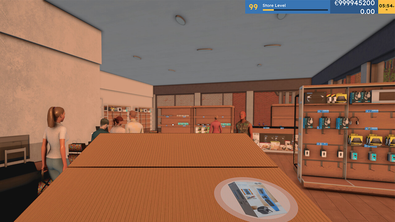 Electronics Supermarket Simulator