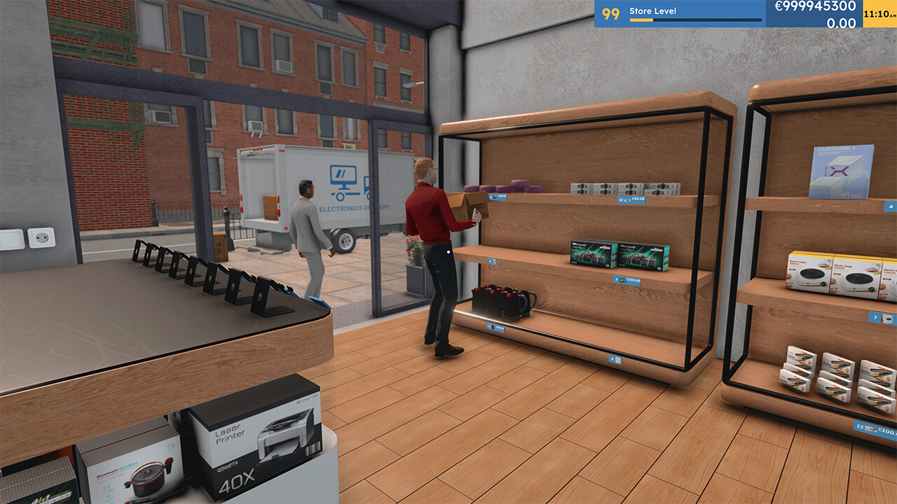 Electronics Supermarket Simulator