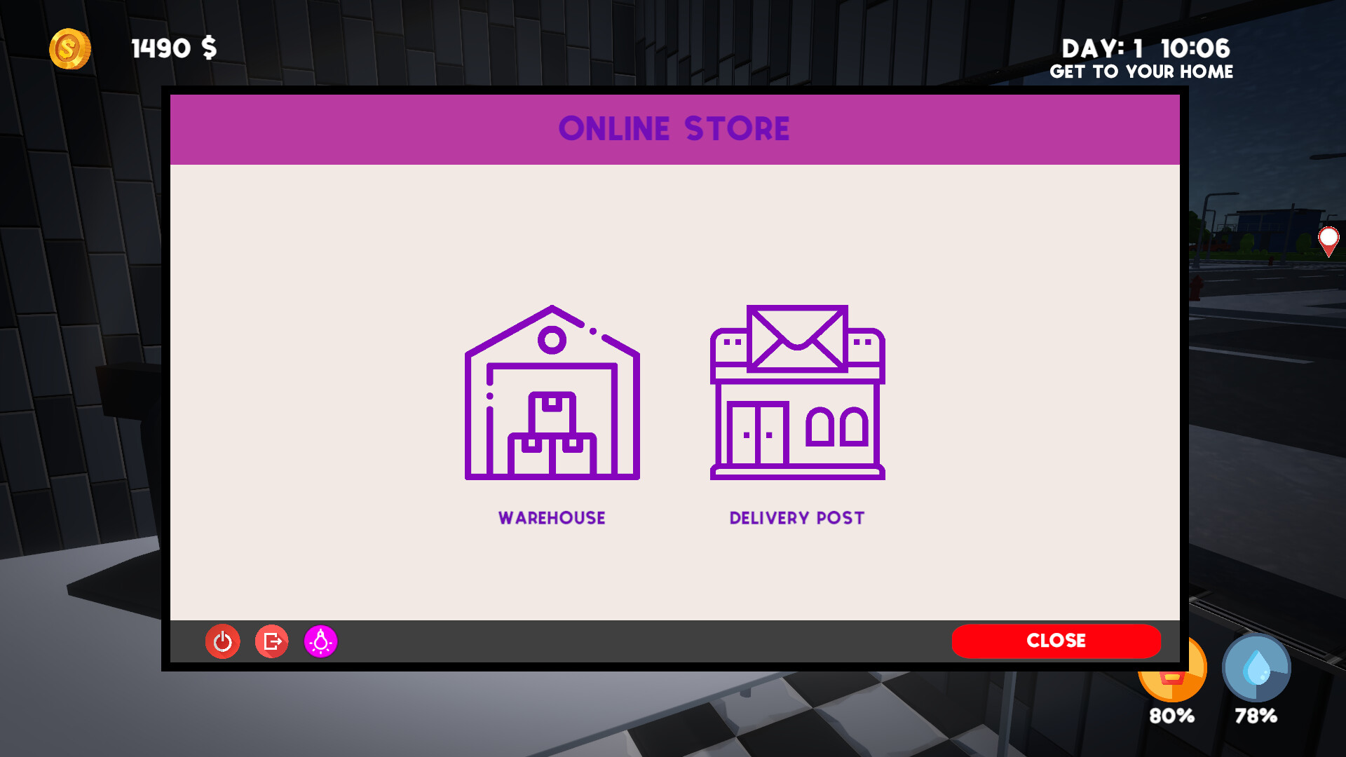 Delivery Point Simulator