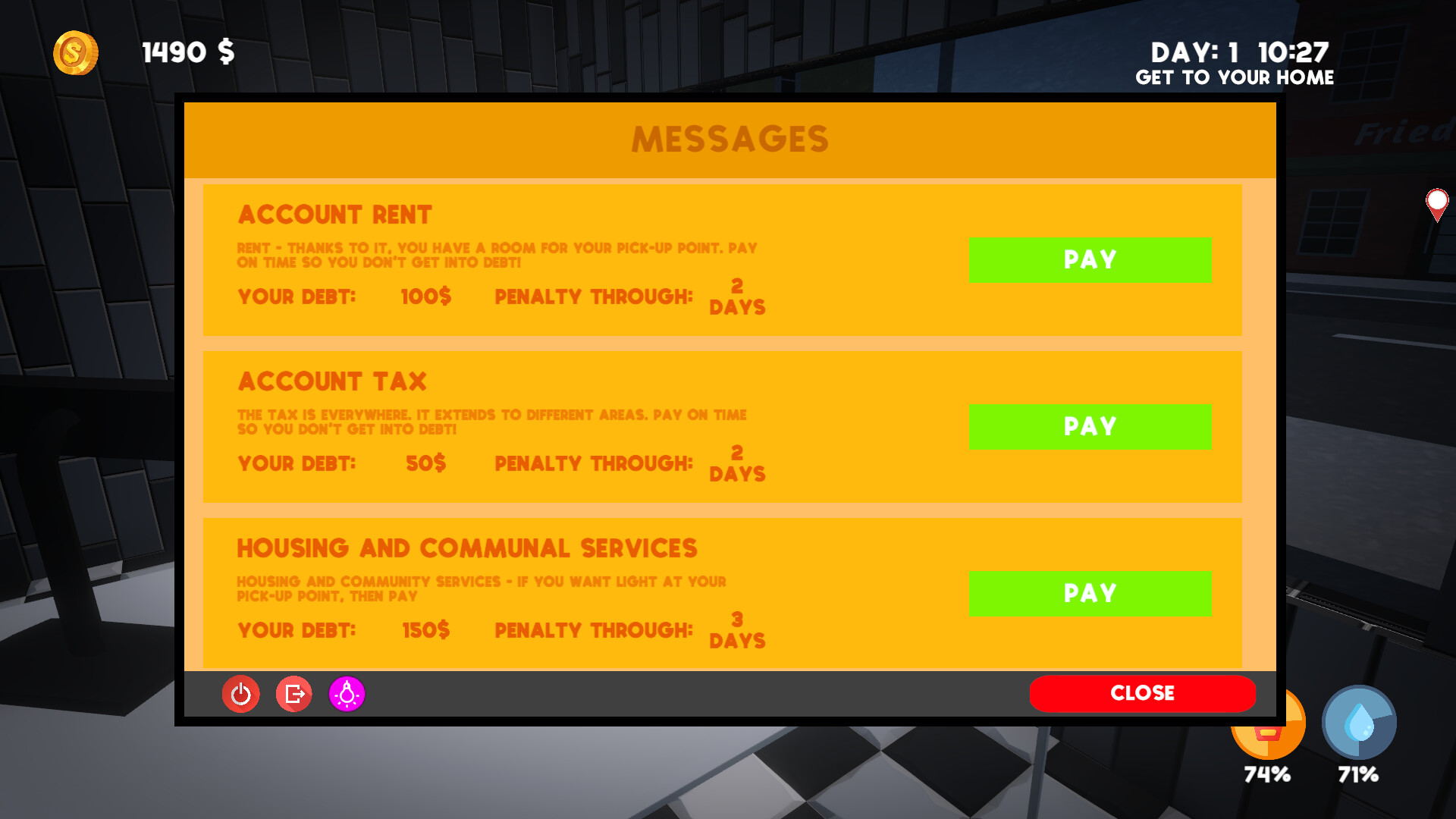 Delivery Point Simulator