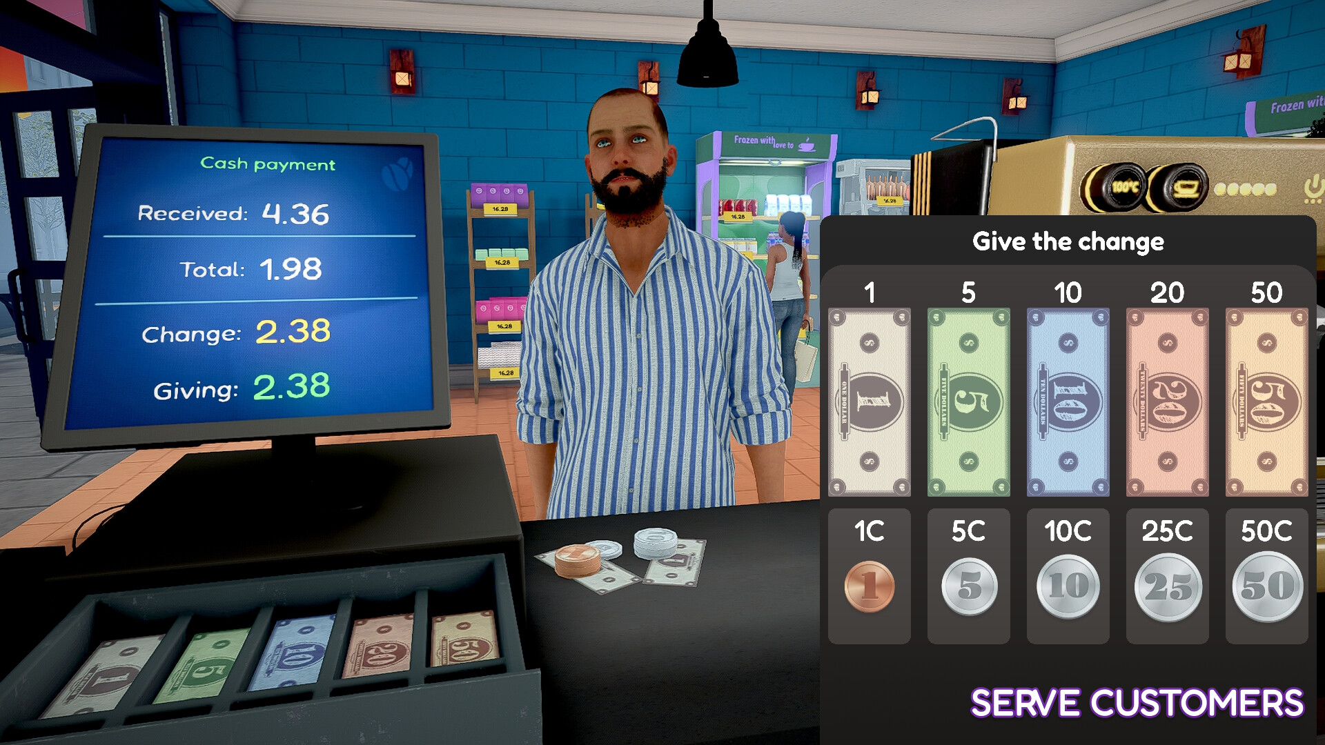 Café Manager Simulator