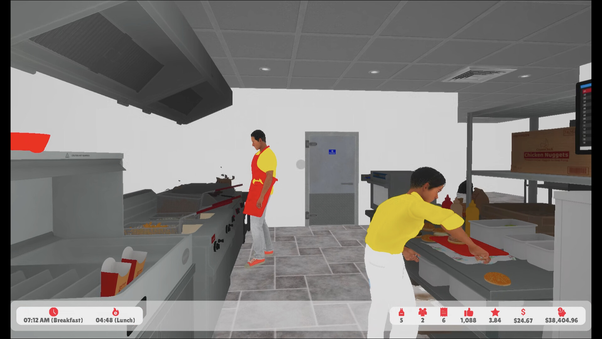 Burger Flipper: A Fast Food Restaurant Simulator