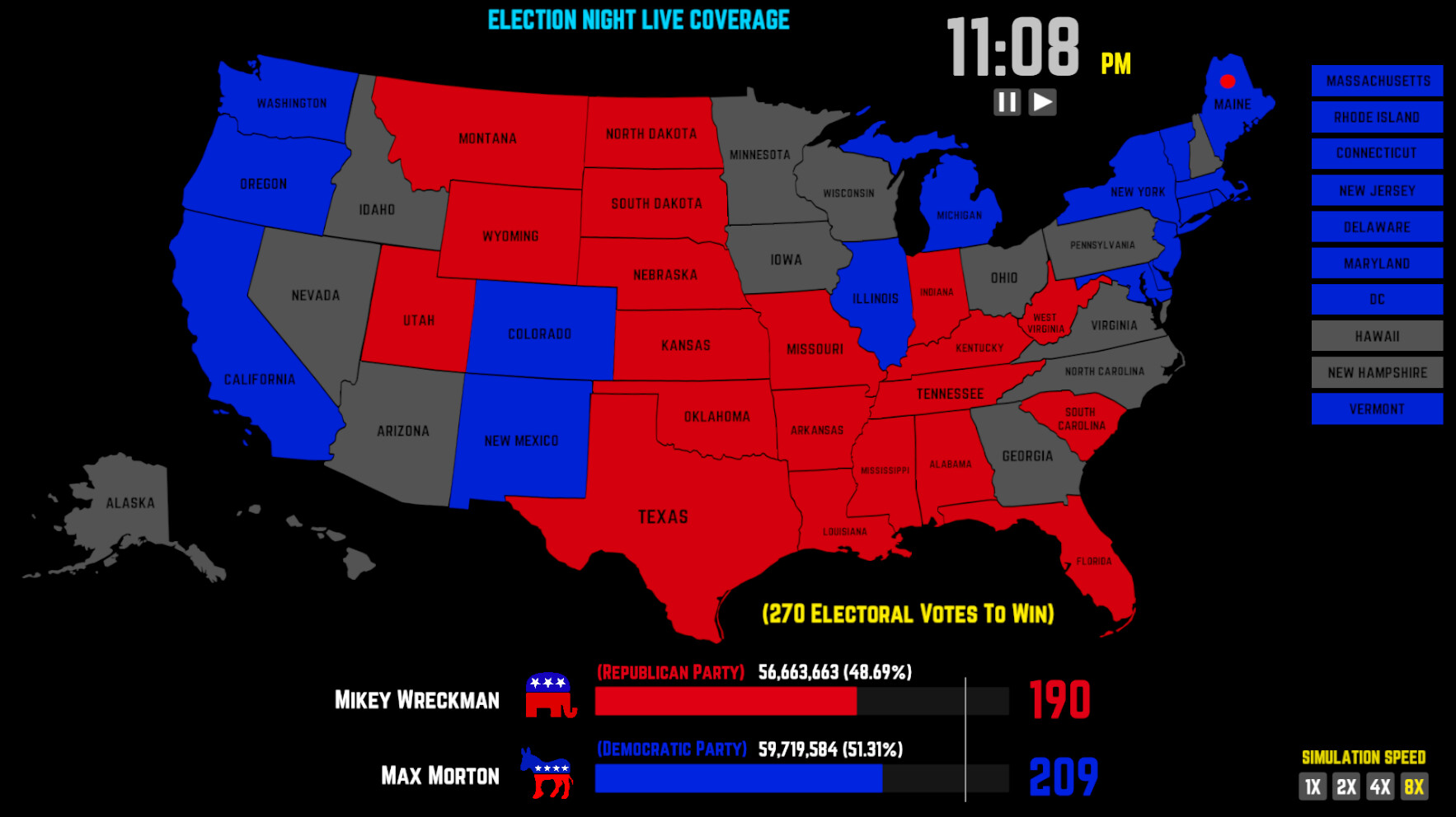 American Election Simulator