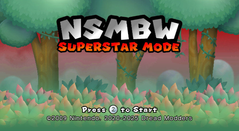 NSMBW Superstar Mode