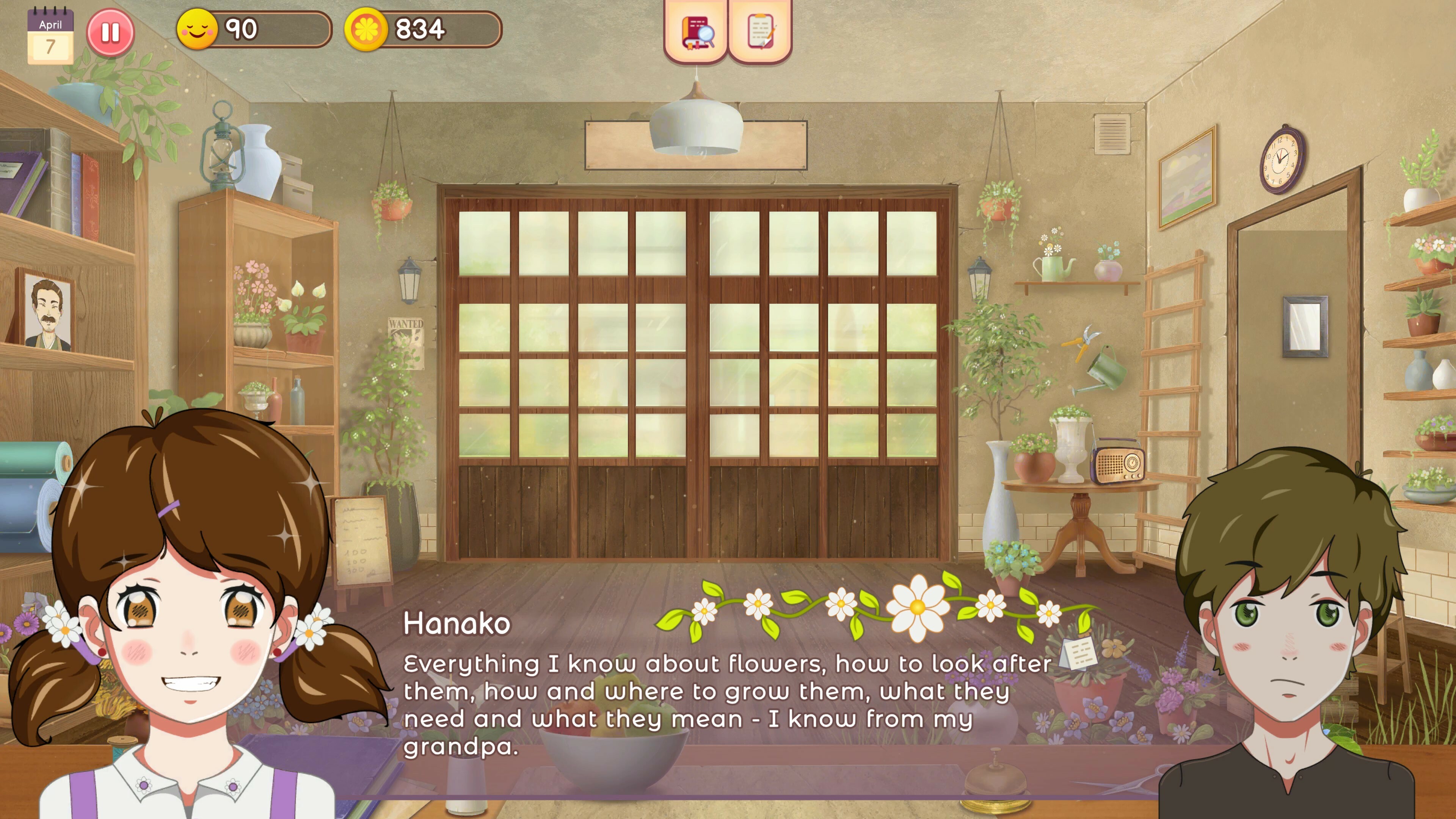 Hanako’s flower shop