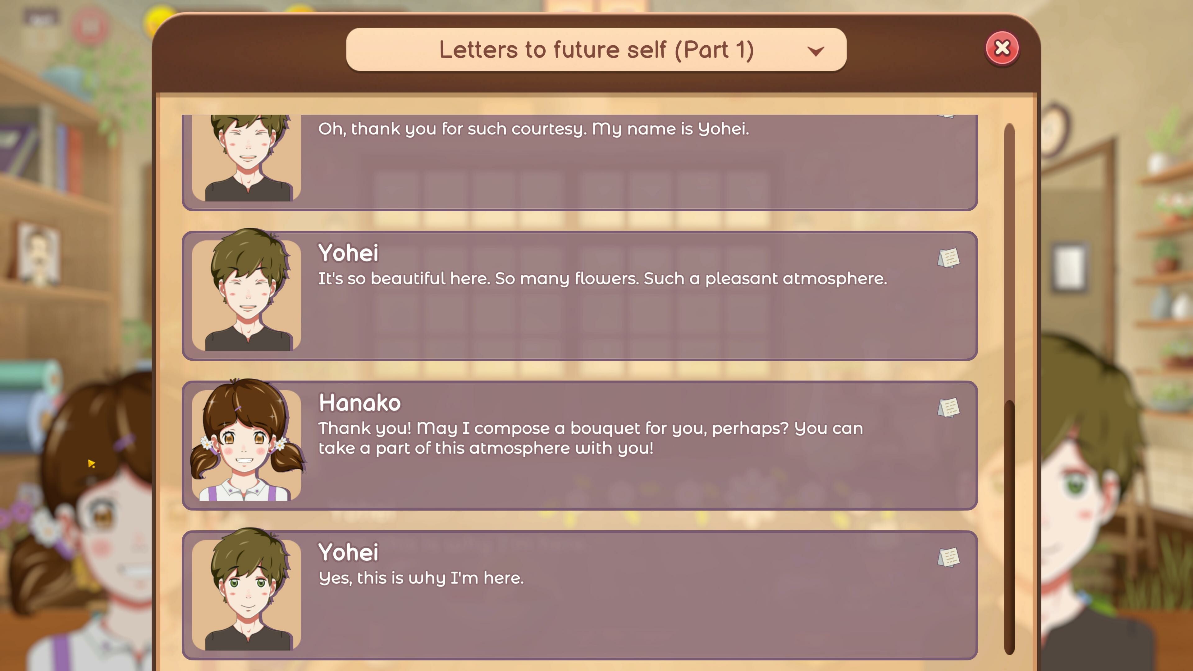 Hanako’s flower shop