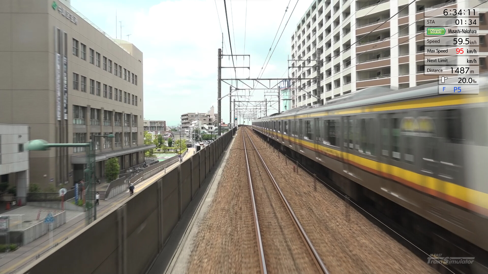 JR East Train Simulator: Nambu Line (Kawasaki to Tachikawa) E233-8000 series Nambu Branchi Line (Hamakawasaki to Shitte) 205-1000 series Tsurumi Line (Tsurumi to Ogimachi,Okawa,Umi-Shibaura) 205-1100 series